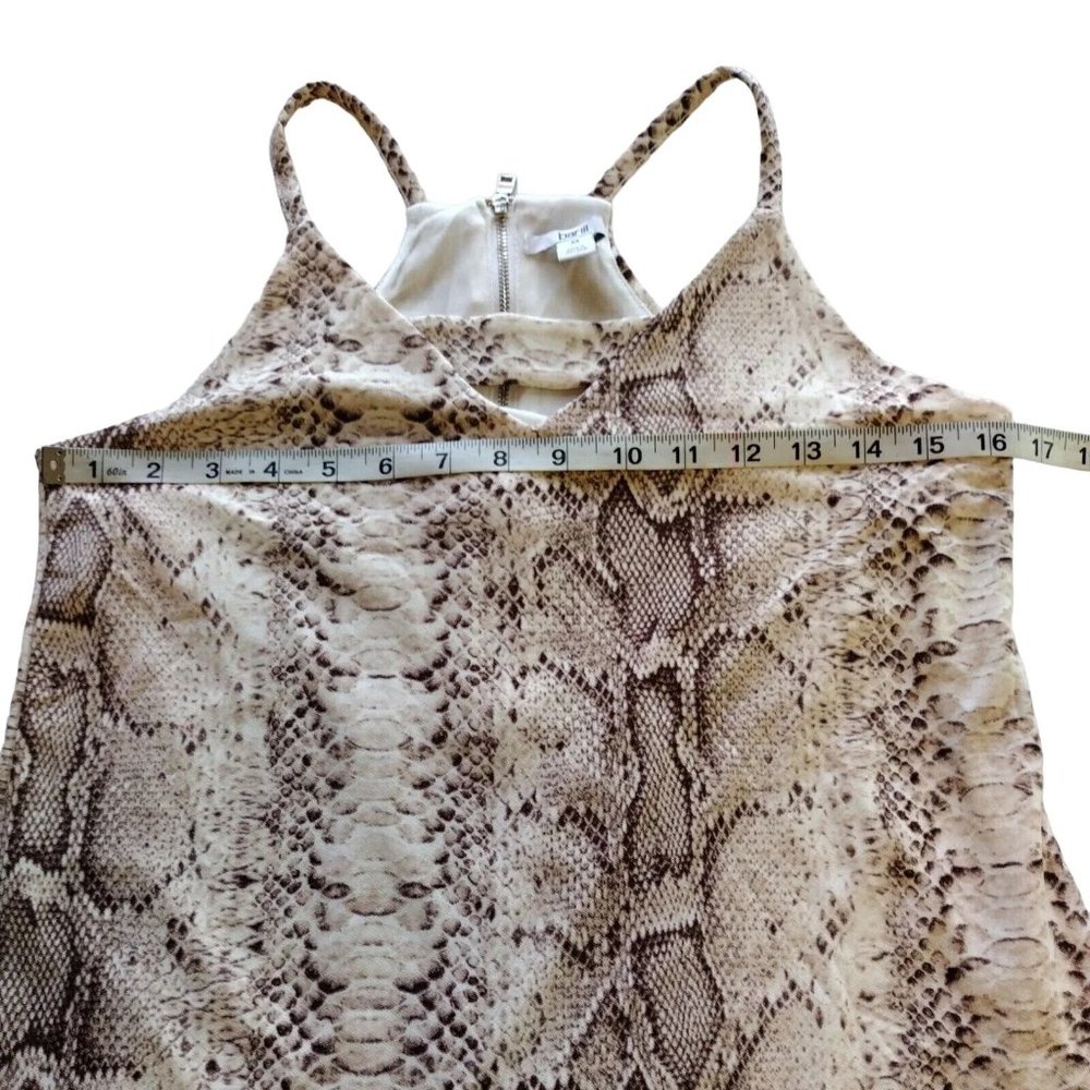 Bar Iii Essentials Womens Xs Snake Python Halter … - image 3